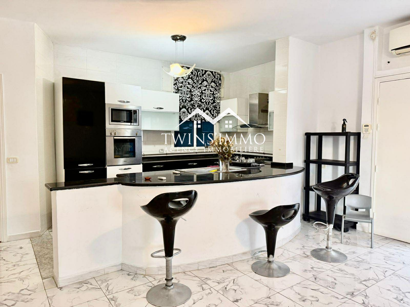 La Marsa Marsa Ennassim Location Appart. 2 pices Appartement s2 meubl  sidi abdlaziz la marsa