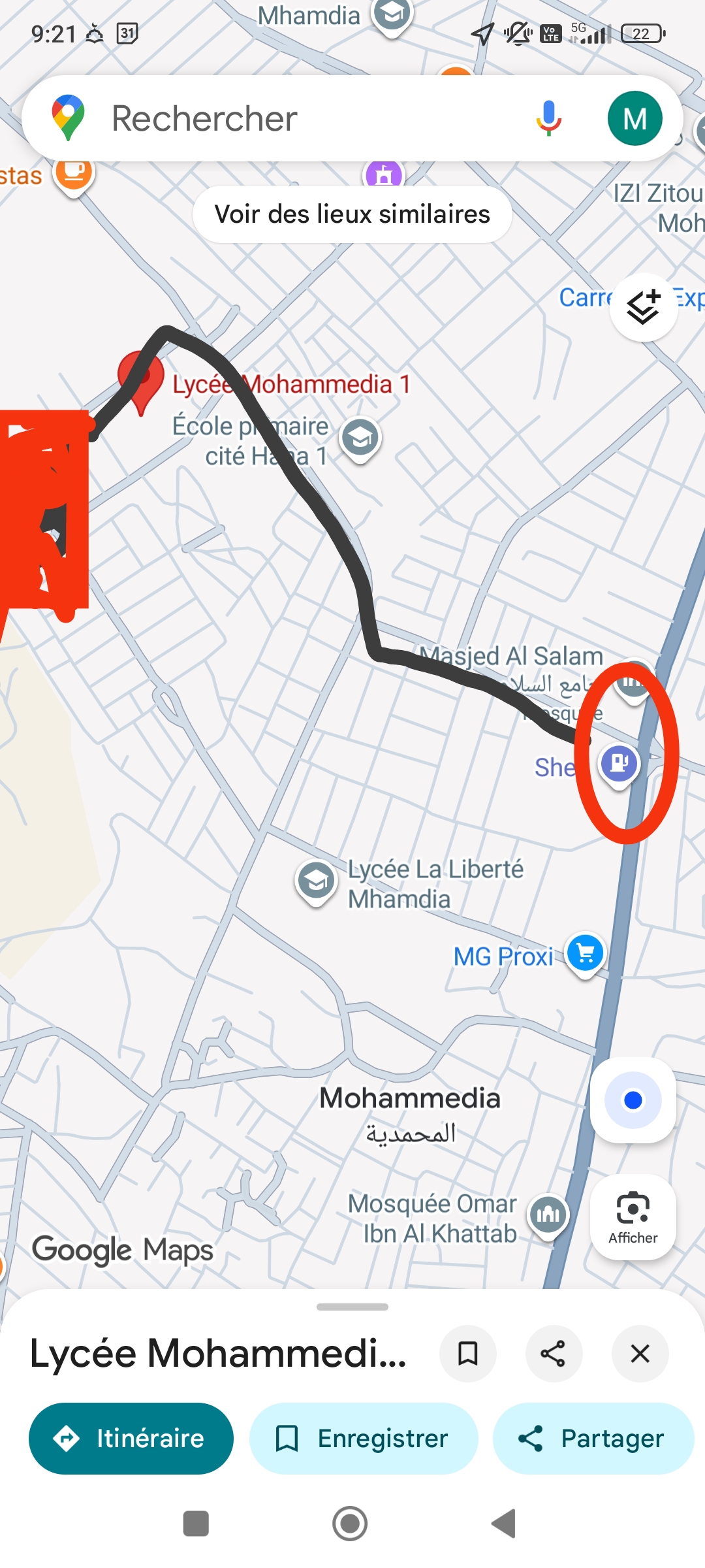 Mohamadia Cite Essalem Location Maisons Loue maison au rdc s plus 1