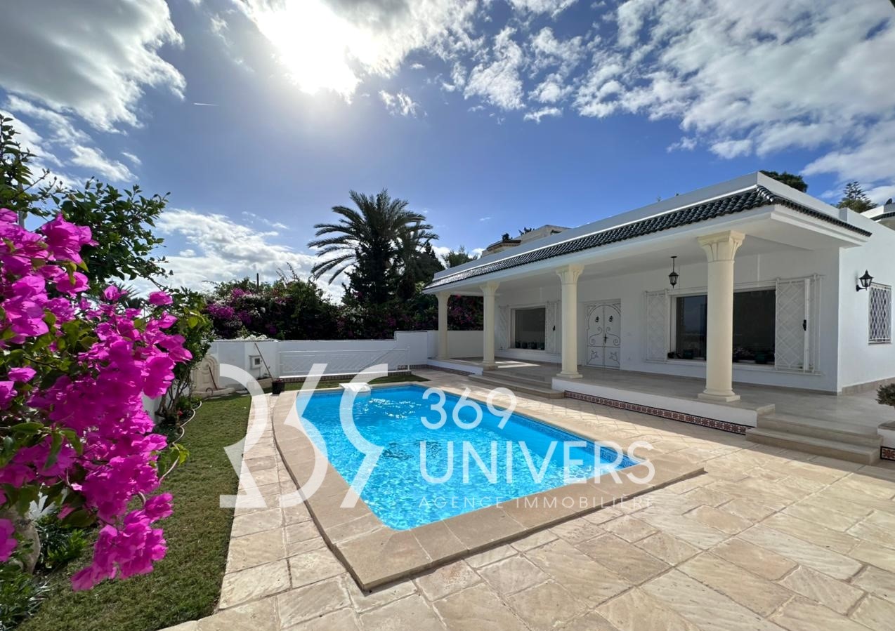 La Marsa Gammart Location Maisons Villa avec piscine  gammarth ref rh172