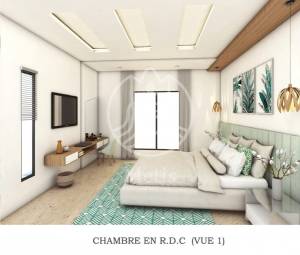 Hammamet Cite El Kharroub Vente Maisons Villa en duplex avec piscine   ref730a