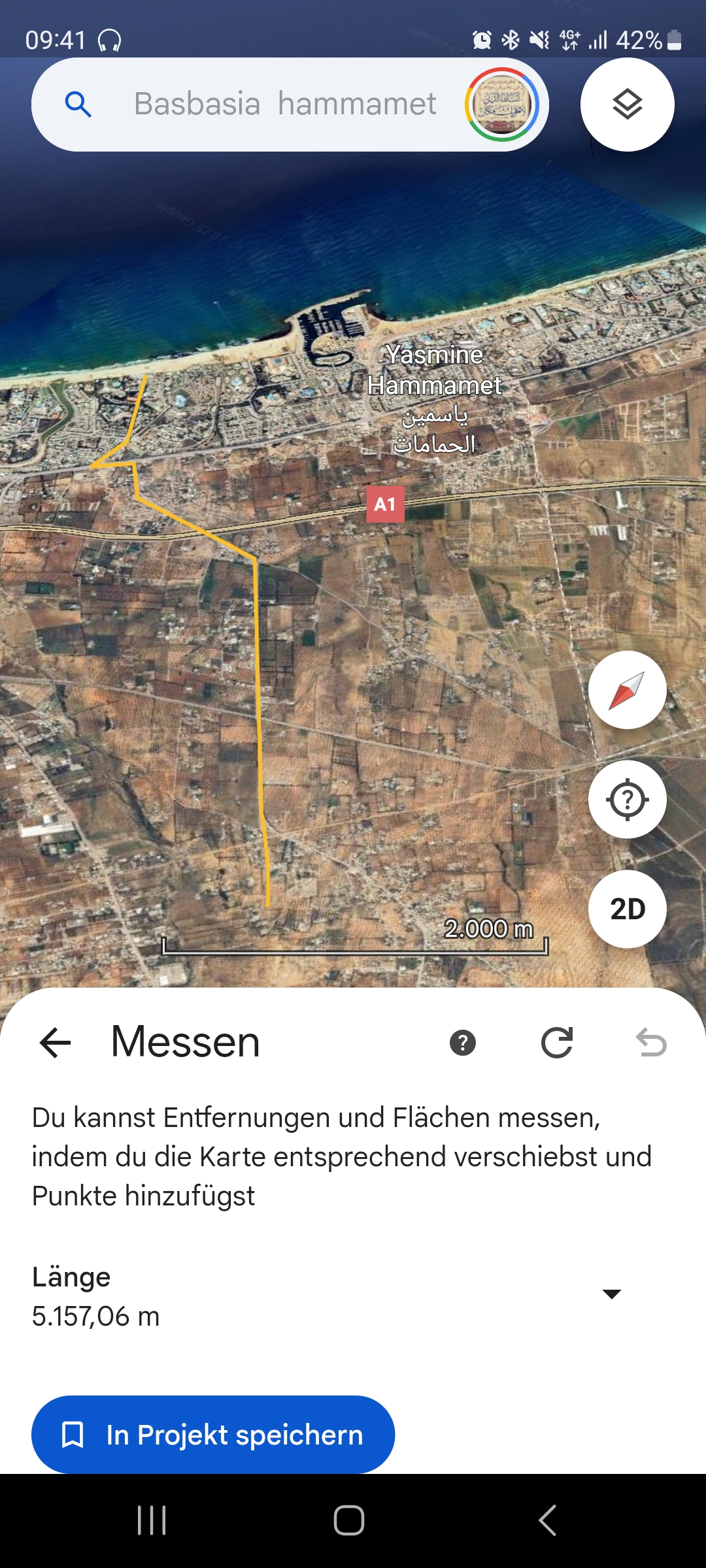 Hammamet&nbsp;Sidi Hmed&nbsp;Terrain&nbsp;Terrain agricole&nbsp;Bleu individuell