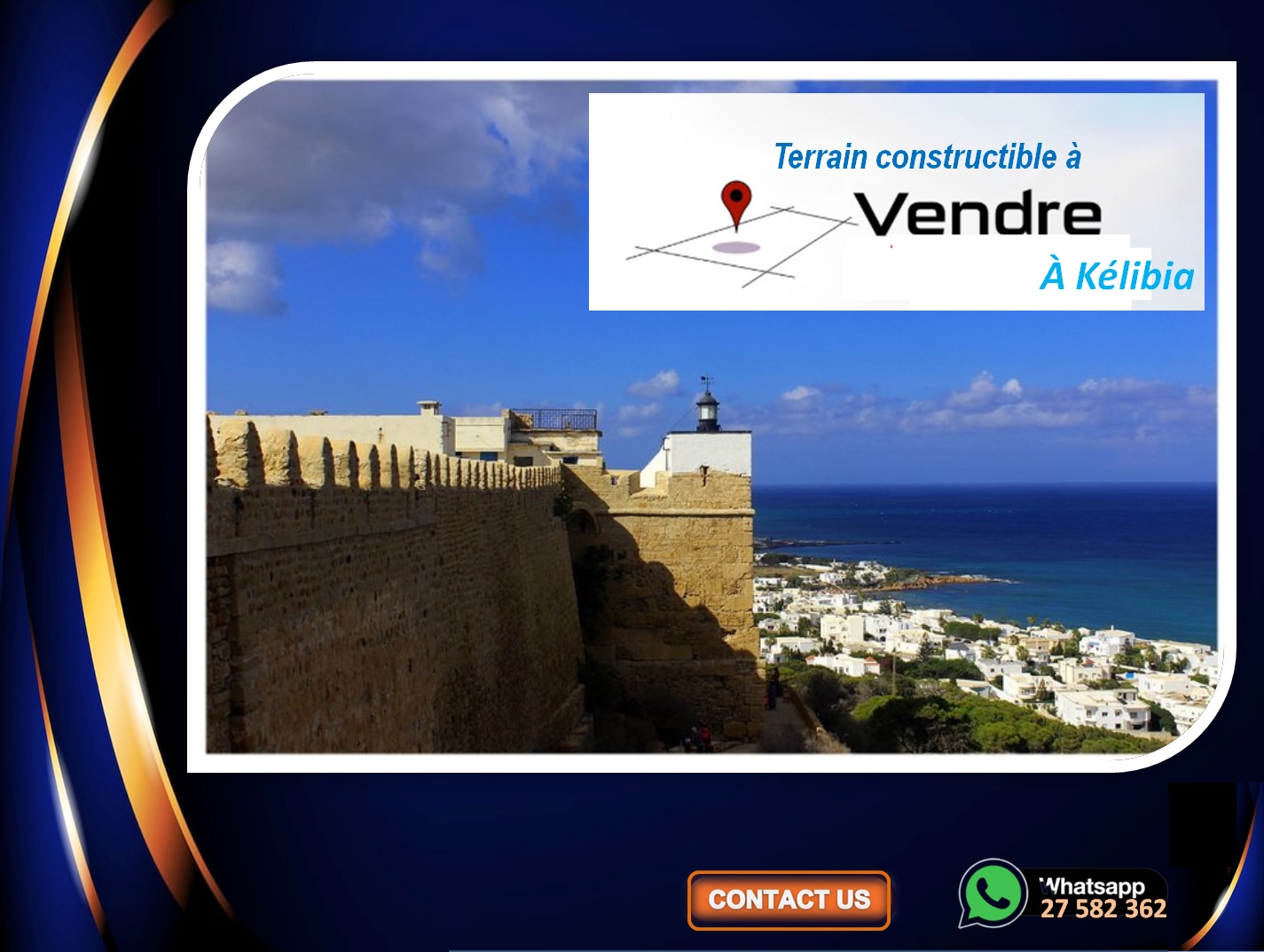 Kelibia Kelibia Terrain Terrain nu Excellent terrain constructible