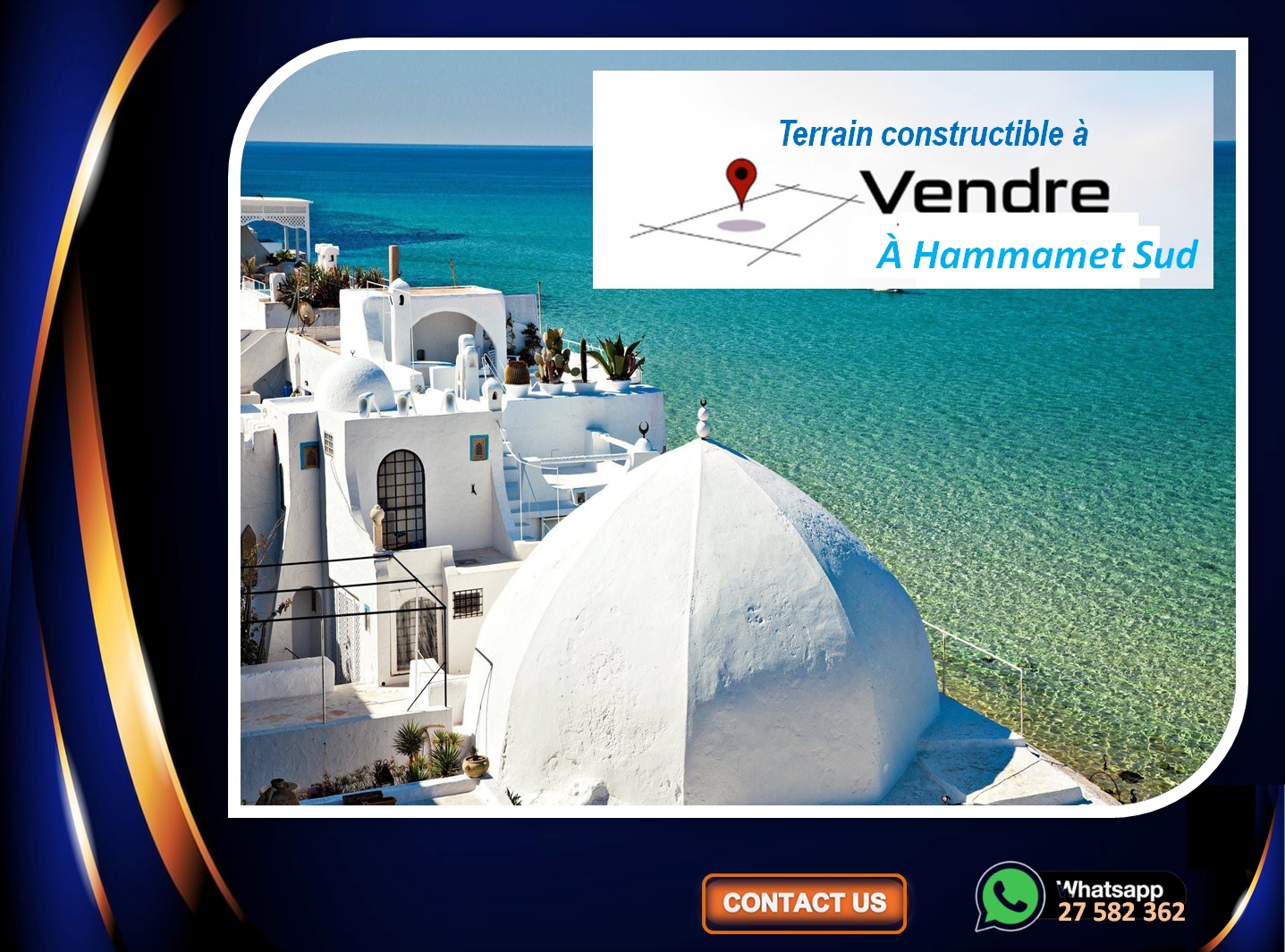 Hammamet Barraket Essahel Terrain Terrain nu Superbe terrain constructible