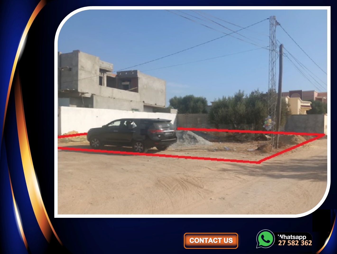 Hammamet Barraket Essahel Terrain Terrain nu Superbe terrain constructible