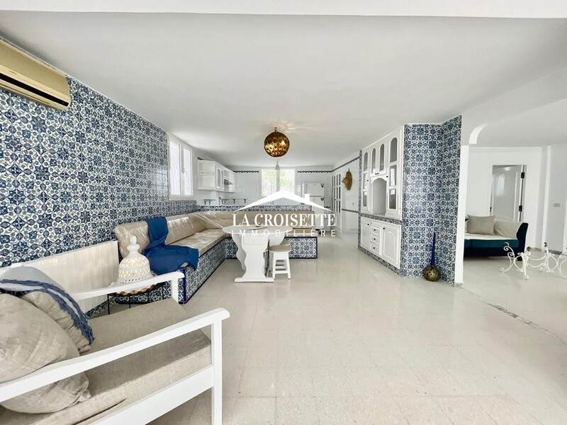 La Marsa Cite El Moustakbel (La Marsa) Location Appart. 4 pices Rez de chausse de villa s3  la marsa mrcl0270