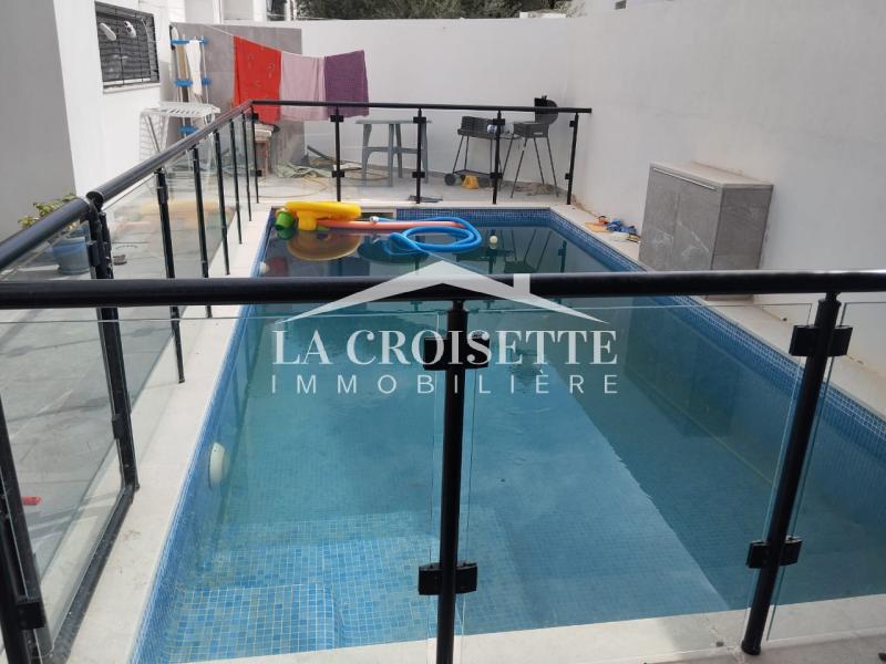 La Soukra&nbsp;La Soukra&nbsp;Location&nbsp;Appart. 3 pi�ces&nbsp;Villa s 3 avec piscine � la soukra zvl0045