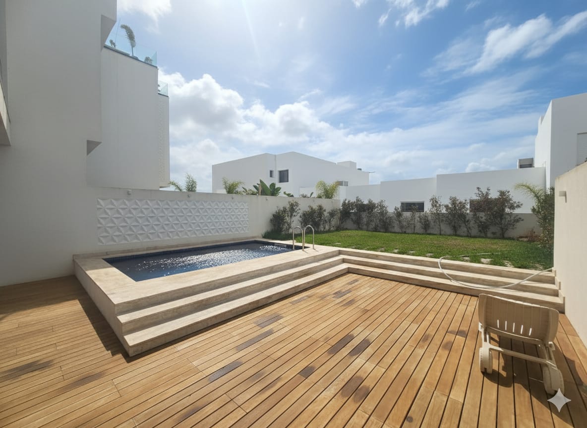 La Marsa&nbsp;Gammart&nbsp;Location&nbsp;Appart. 2 pi�ces&nbsp;Appartement s2 avec piscine � gammarth