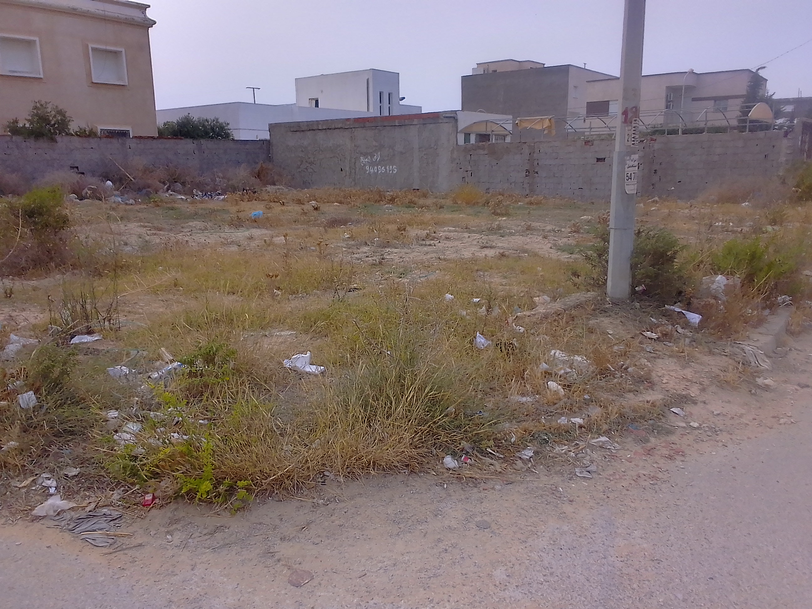 Hammam Chatt Borj Cedria Terrain Terrain nu Terrain de coin 415 m2 lot finance