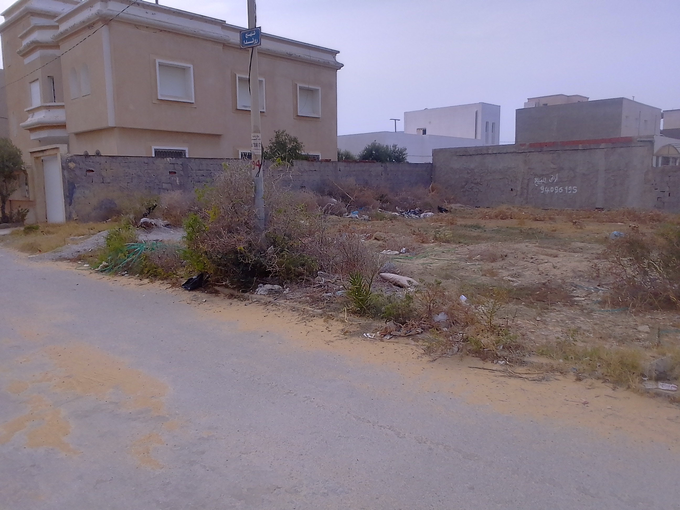 Hammam Chatt Borj Cedria Terrain Terrain nu Terrain de coin 415 m2 lot finance