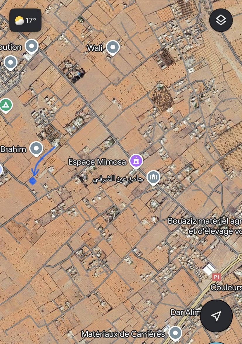 Sfax Ville Ain Charfi Terrain Terrain nu Terrain a route el ain km11