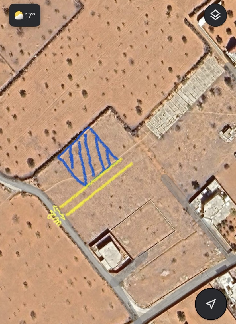 Sfax Ville Ain Charfi Terrain Terrain nu Terrain a route el ain km11