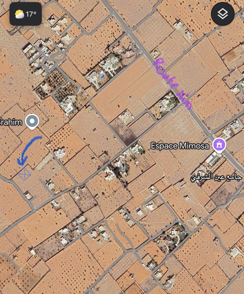 Sfax Ville Ain Charfi Terrain Terrain nu Terrain a route el ain km11