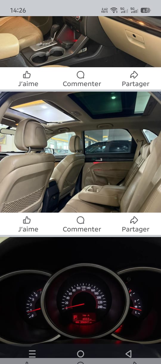 La Marsa Cite Bhar Lazreg Kia Sorento Kia sorento