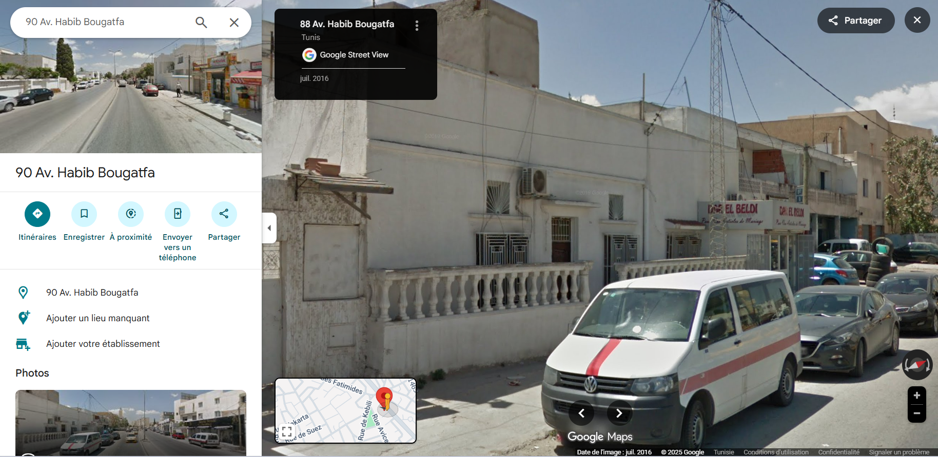 Le Bardo Le Bardo Vente Maisons Maison 147m avenue habib bougatfa bardo