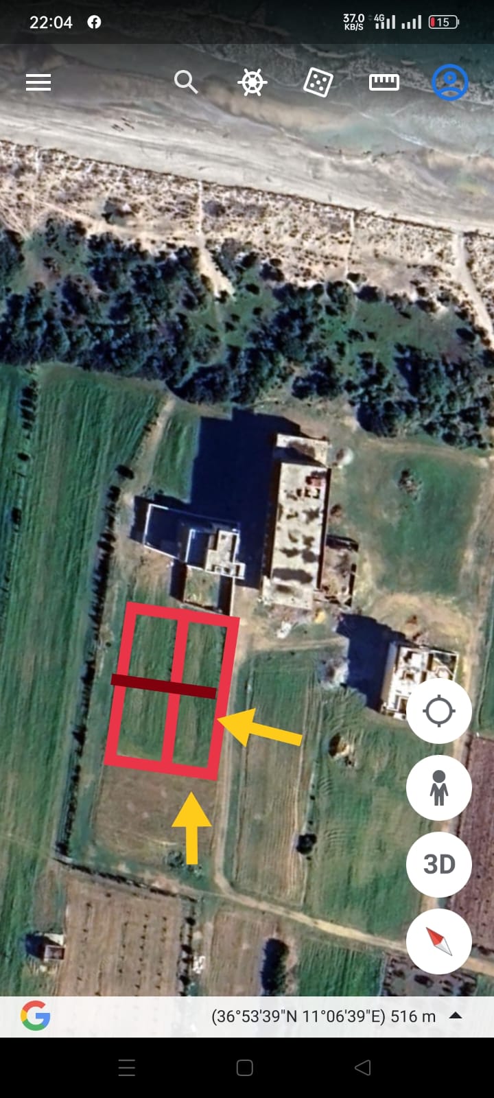 Kelibia Kelibia Terrain Terrain nu Terrain pieds dans l'eau