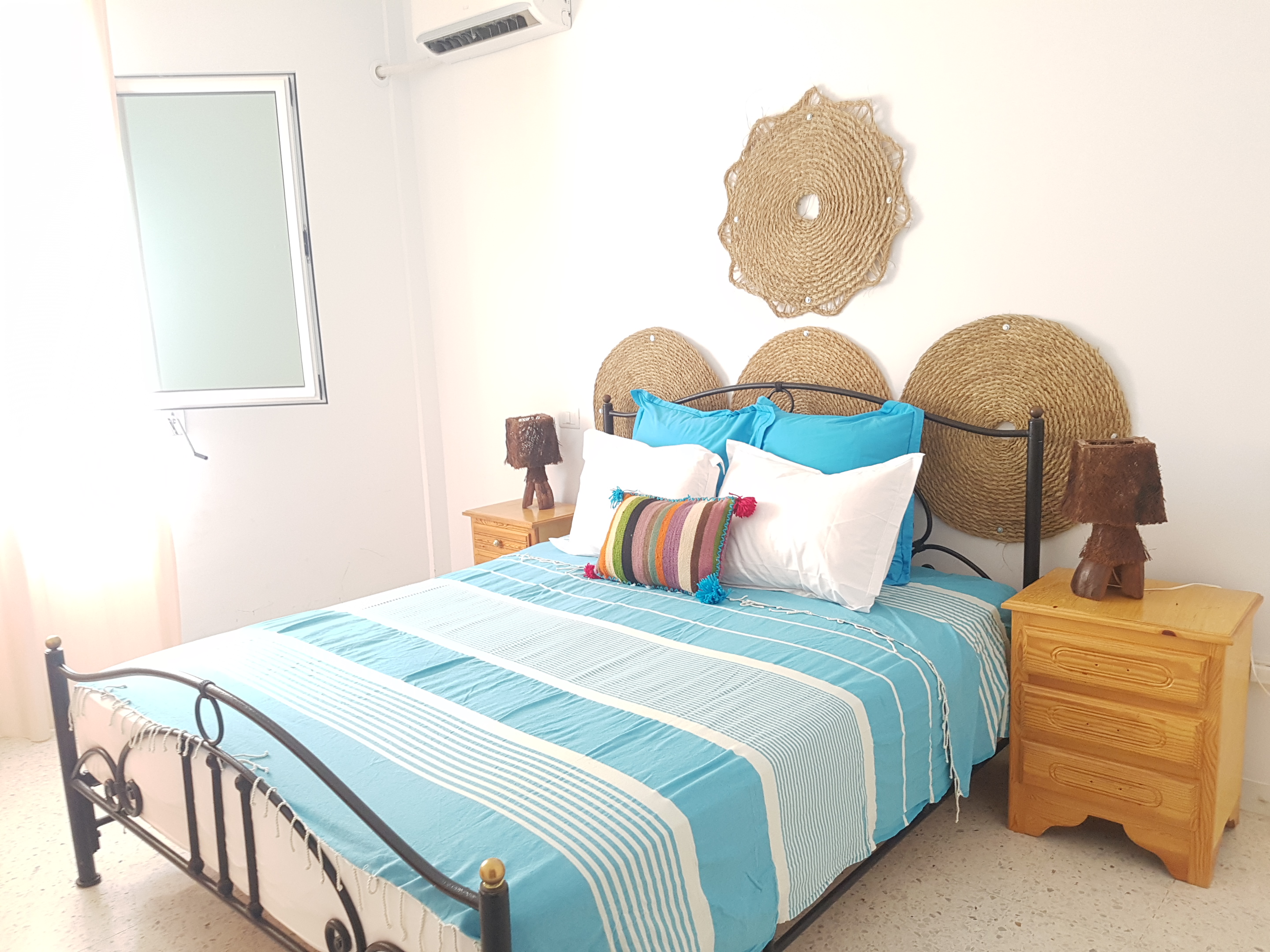 La Marsa El Aouina Location Appart. 2 pices Wahat joli s1 meubl nuit