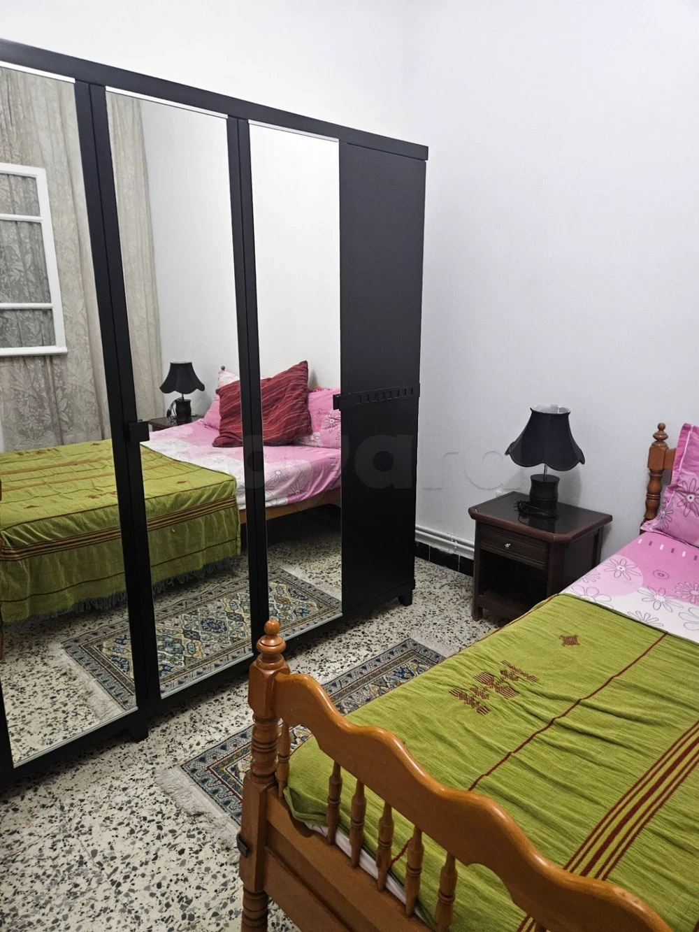 El Menzah Tunis Belvedere Location Appart. 4 pices Appartement s4 place pasteur meuble ou bureau