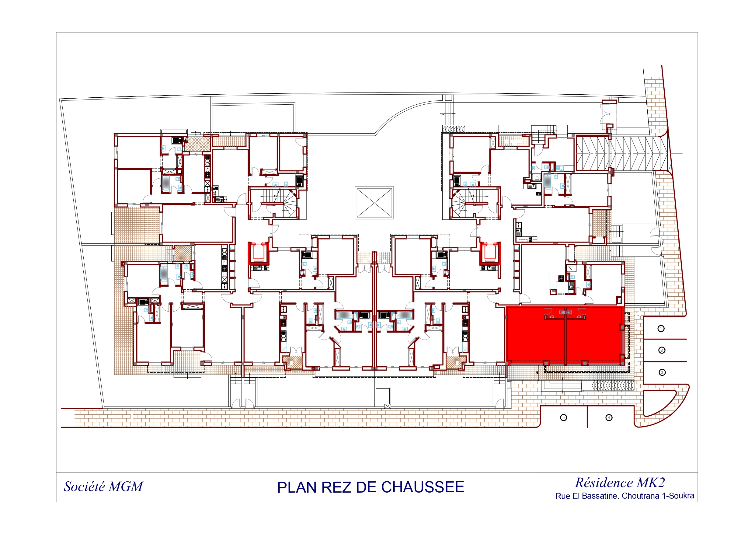 La Soukra&nbsp;Chotrana 1&nbsp;Vente&nbsp;Surfaces&nbsp;Local commercial