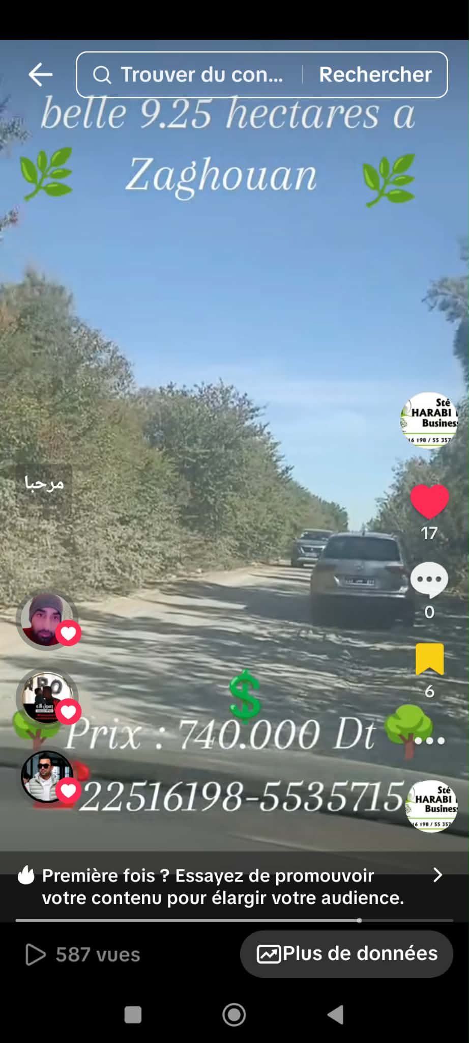 Zaghouan&nbsp;Zaghouan&nbsp;Terrain&nbsp;Terrain agricole&nbsp;Magnifique ferme 9 hectares 2500m2