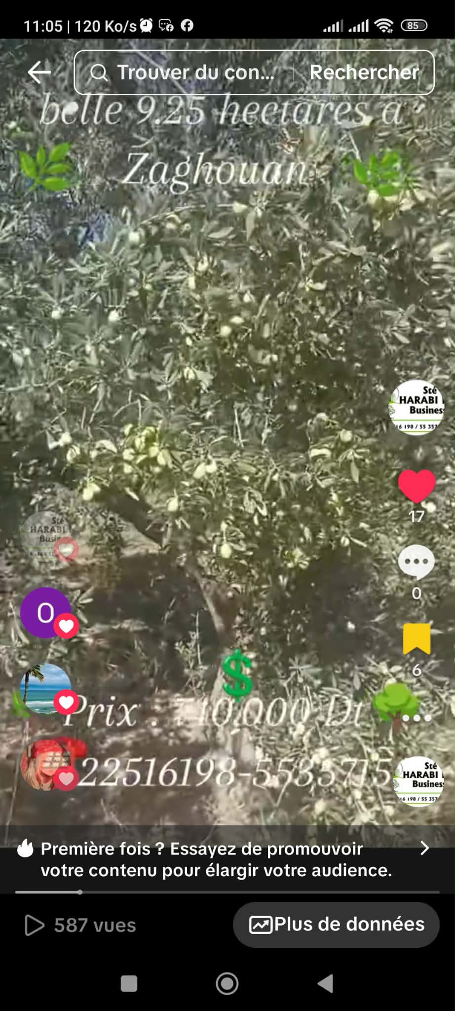 Zaghouan&nbsp;Zaghouan&nbsp;Terrain&nbsp;Terrain agricole&nbsp;Magnifique ferme 9 hectares 2500m2