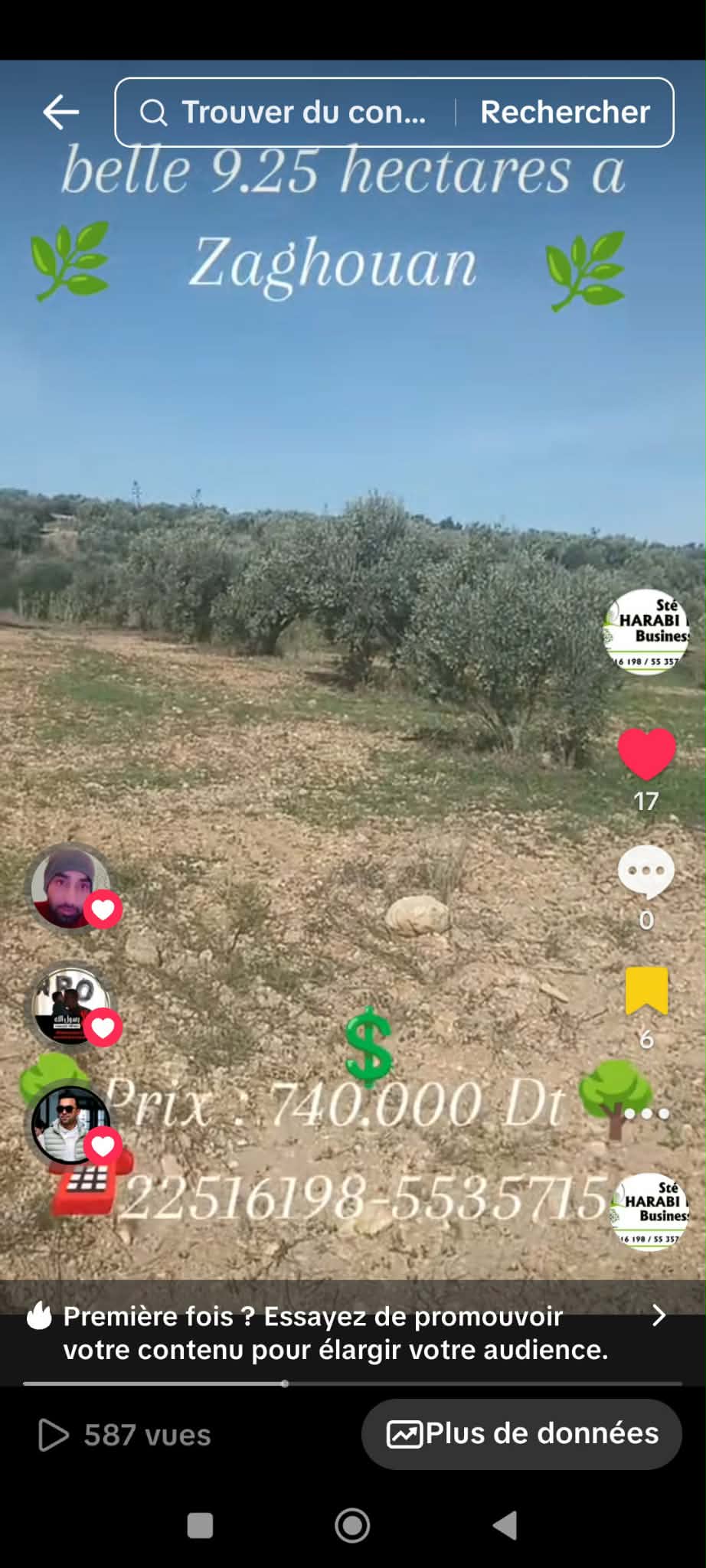 Zaghouan&nbsp;Zaghouan&nbsp;Terrain&nbsp;Terrain agricole&nbsp;Magnifique ferme 9 hectares 2500m2