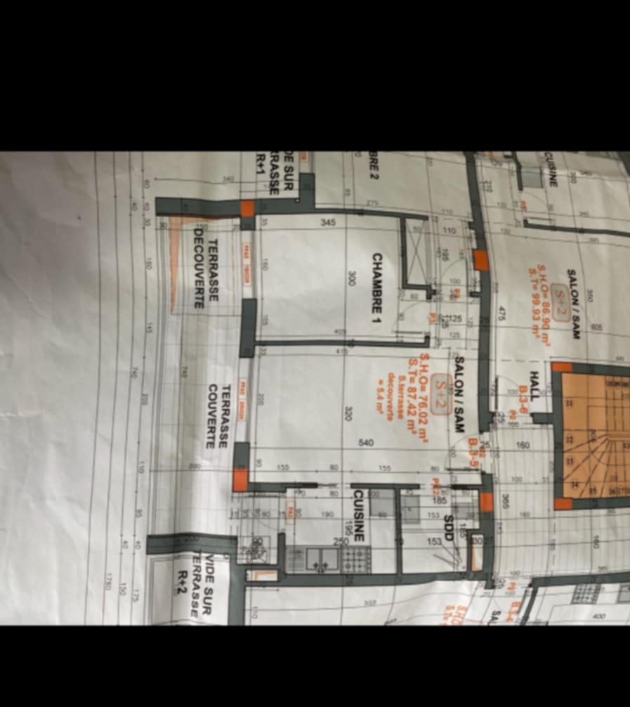 La Marsa El Aouina Vente Appart. 2 pices Appartement s2  la nouvelle soukra