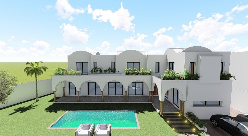 Hammamet&nbsp;Hammamet&nbsp;Vente&nbsp;Maisons&nbsp;V559 villa dorra 3 bassbessia