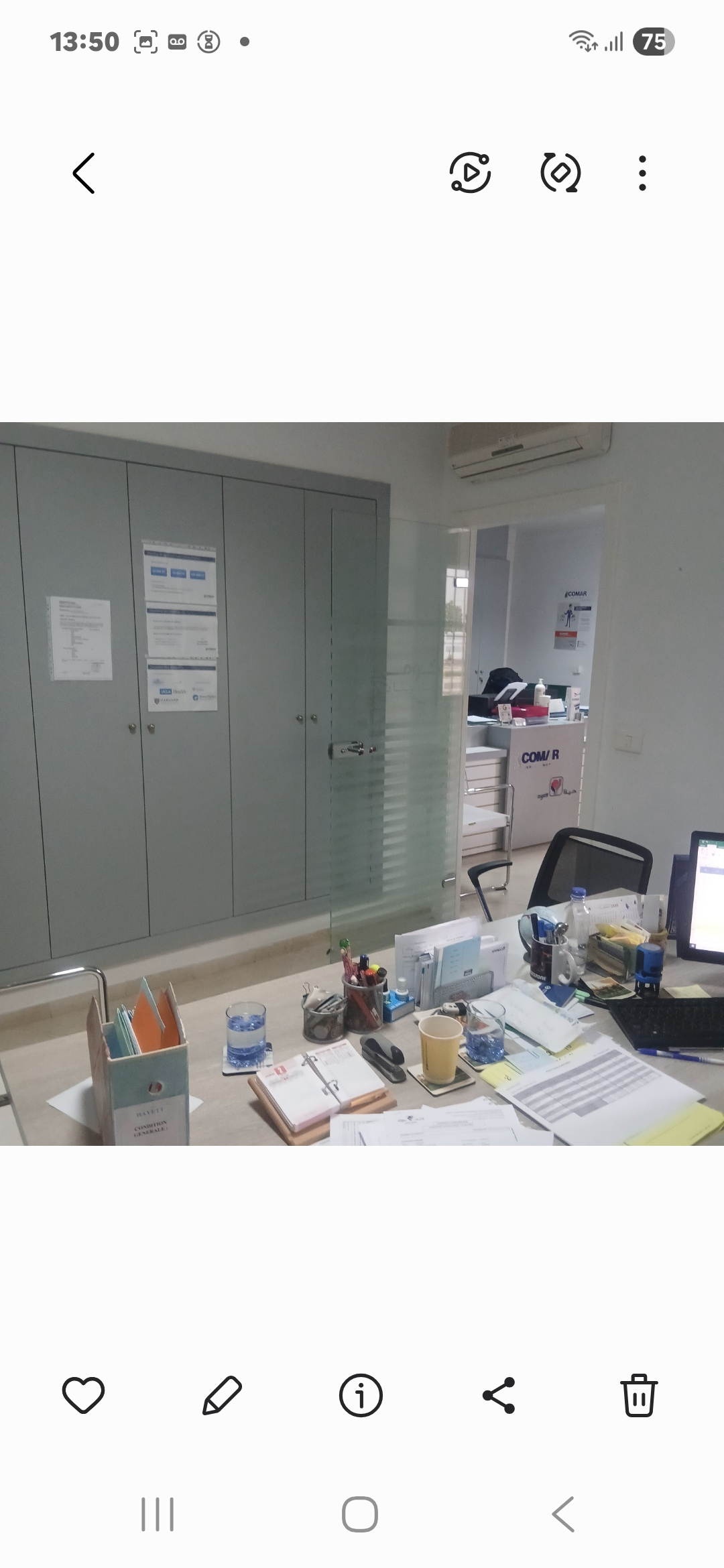 La Marsa&nbsp;Berge Du Lac&nbsp;Location&nbsp;Appart. 2 pi�ces&nbsp;Bureau rdc 2pcs lac2