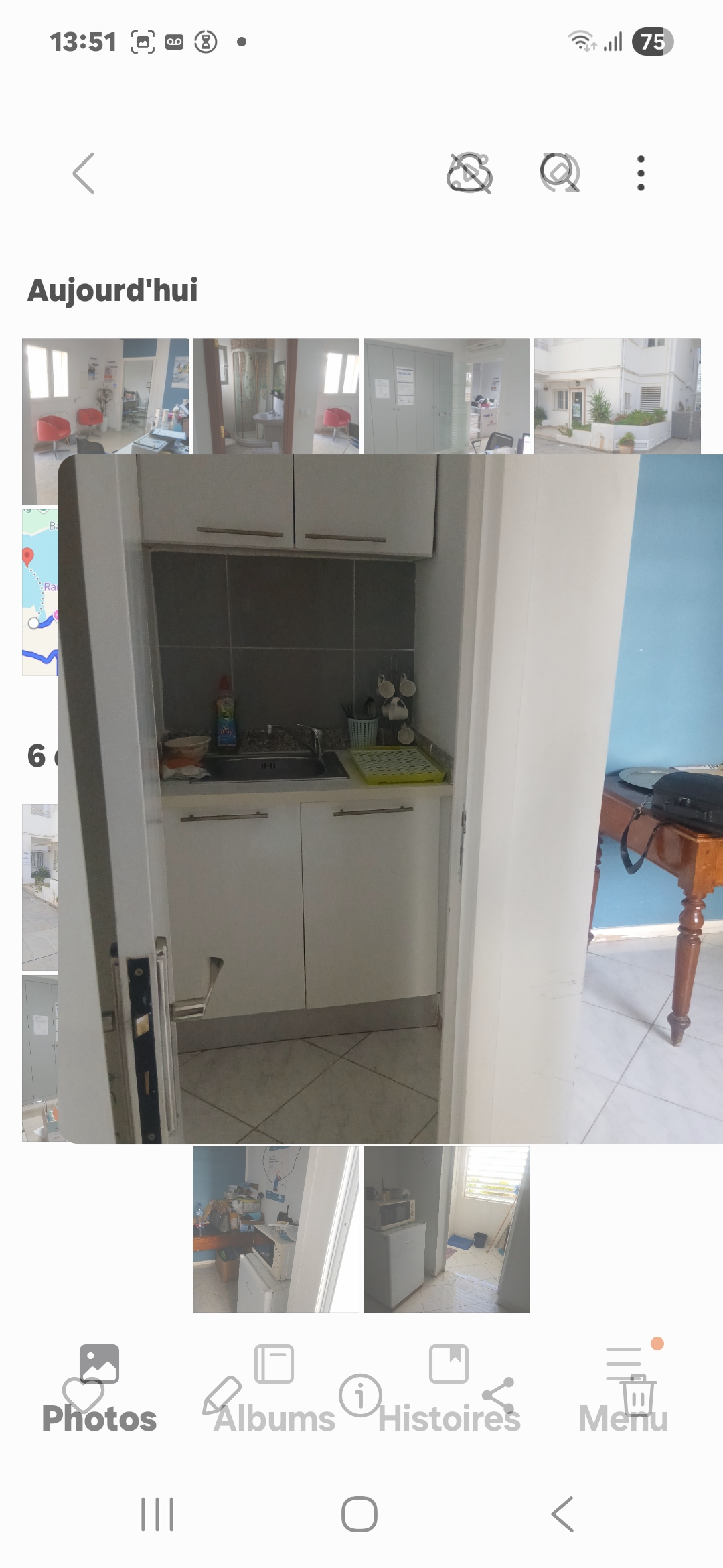 La Marsa&nbsp;Berge Du Lac&nbsp;Location&nbsp;Appart. 2 pi�ces&nbsp;Bureau rdc 2pcs lac2