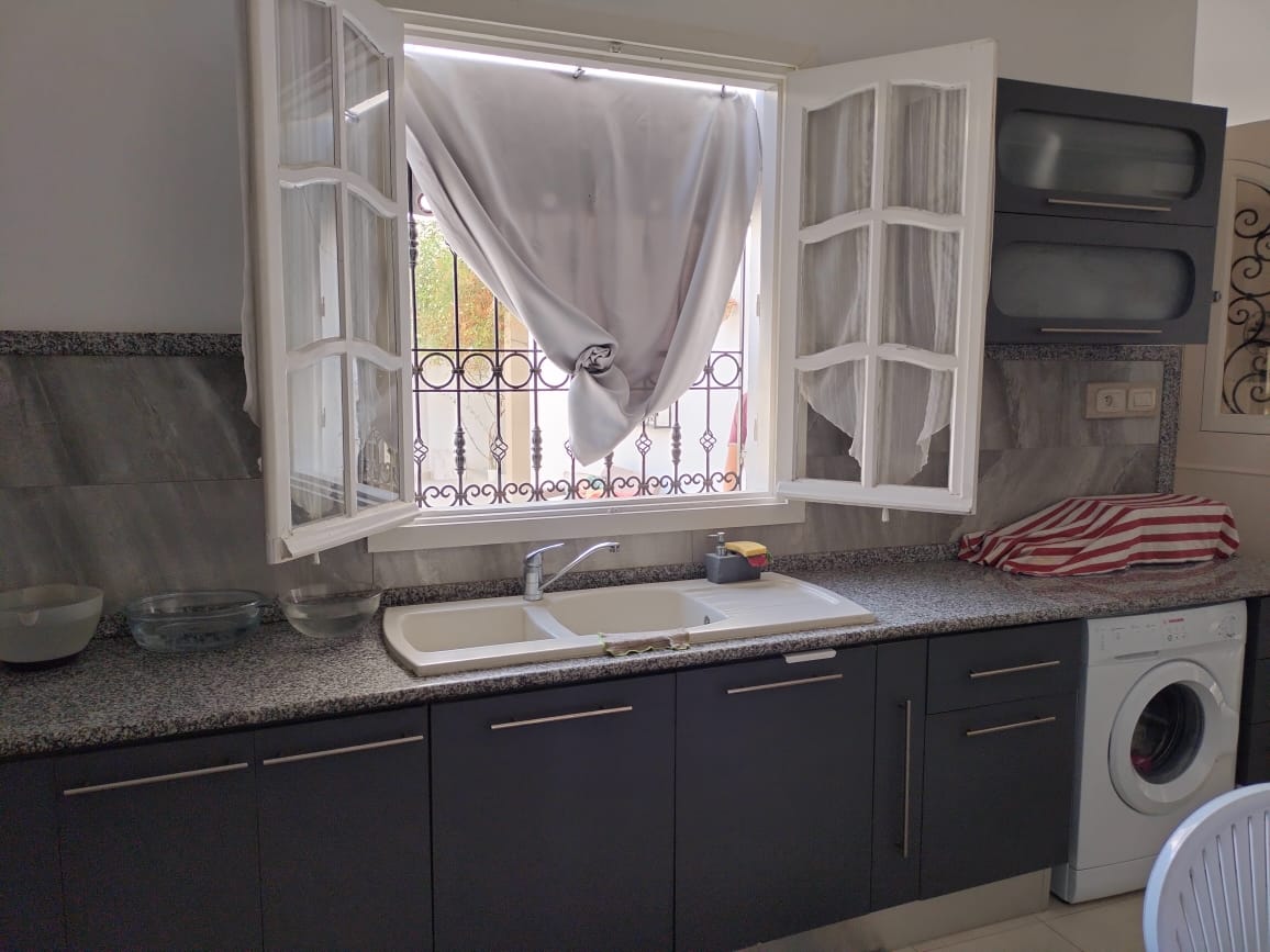 Hammam Sousse&nbsp;Hammam Sousse&nbsp;Location&nbsp;Appart. 3 pi�ces&nbsp;Rez de chauss�e s2 meubl� el bhaier