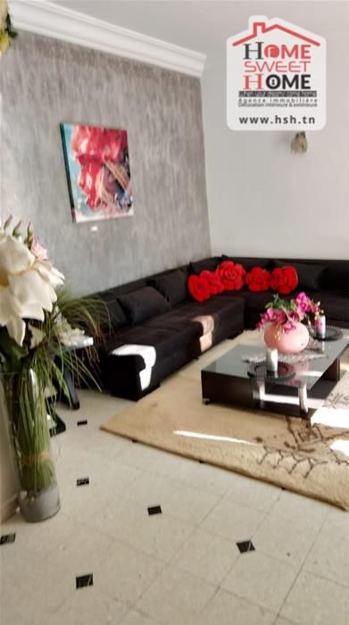 El Kram Le Kram Location Appart. 4 pices Duplex meubl valinco  cit l'office le kram