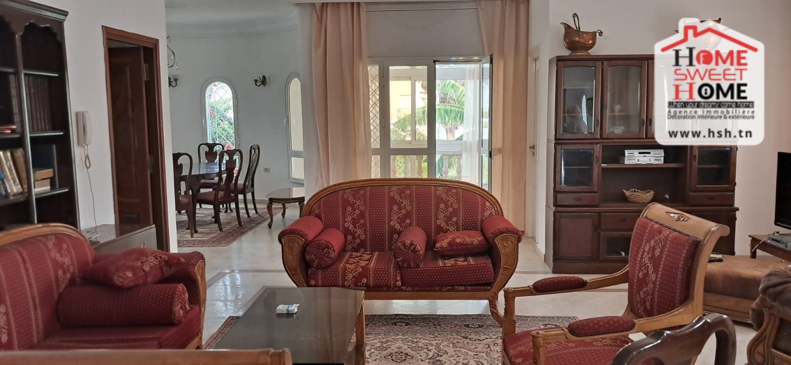 Carthage Carthage Location Appart. 3 pices Etage s2 andrea meubl  carthage dermech