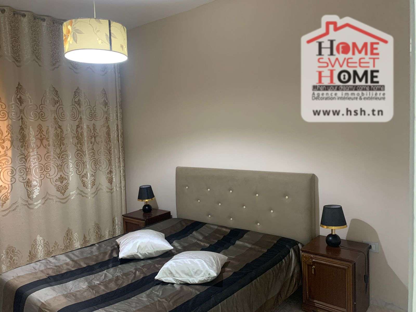 El Kram Le Kram Location Appart. 2 pices Etage de villa s2 mivesh meubl cit el bounouk