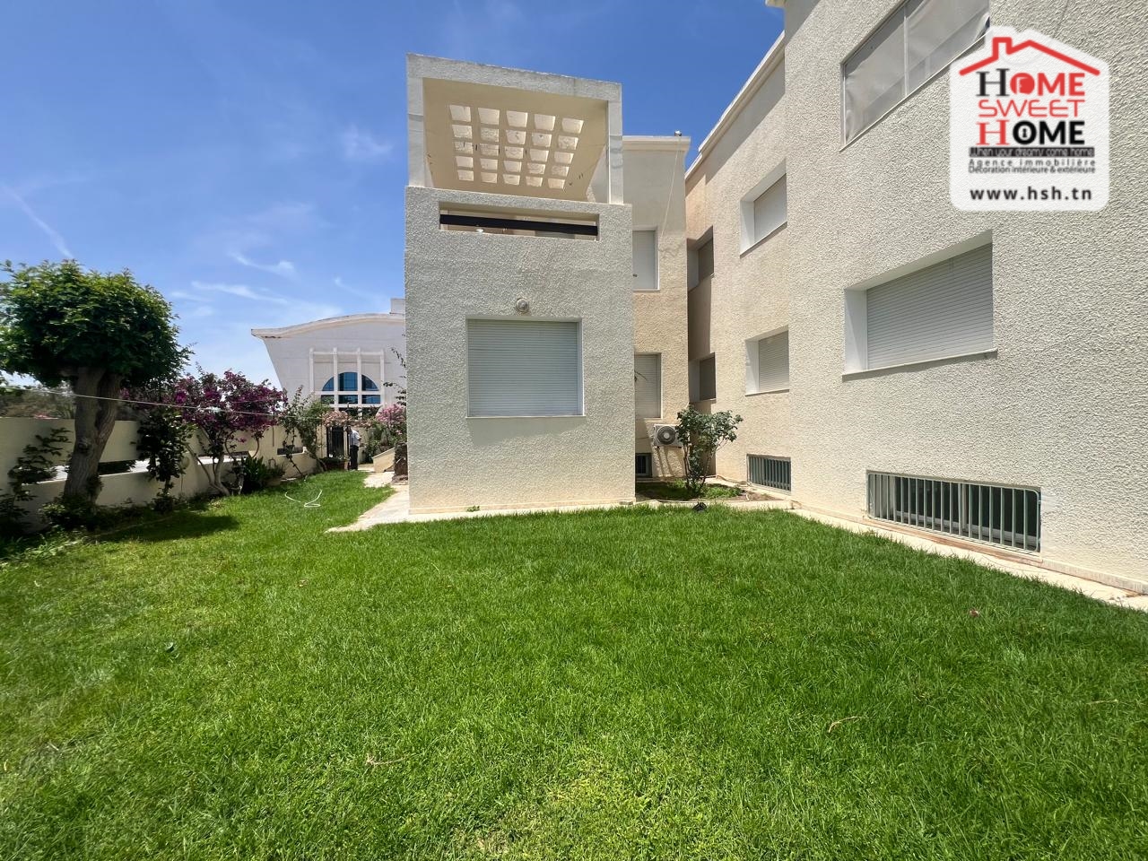 La Marsa Gammart Location Appart. 3 pices Rdc de villa julia  gammarth touristique