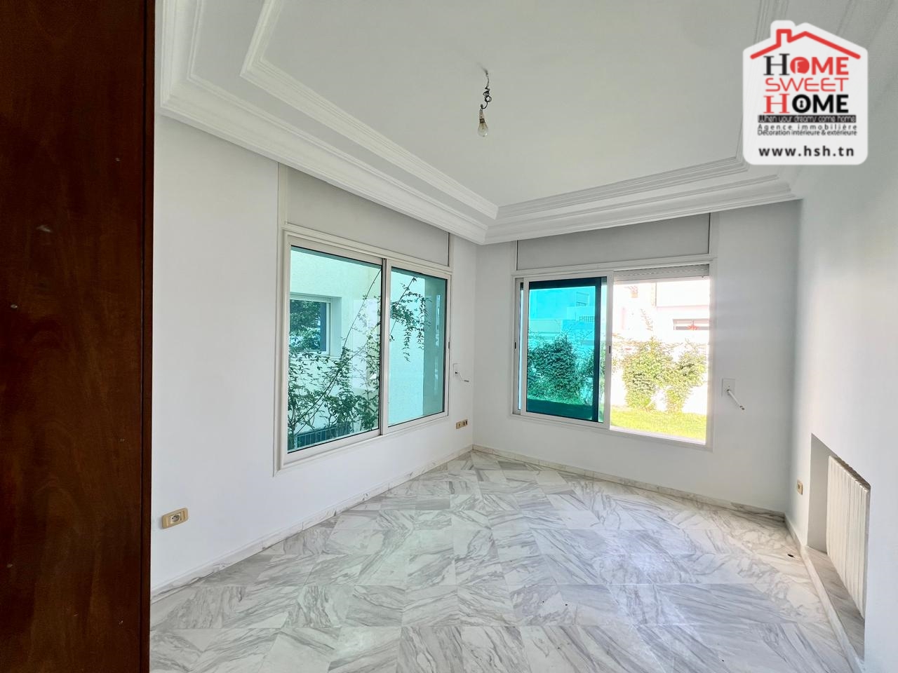 La Marsa Gammart Location Appart. 3 pices Rdc de villa julia  gammarth touristique