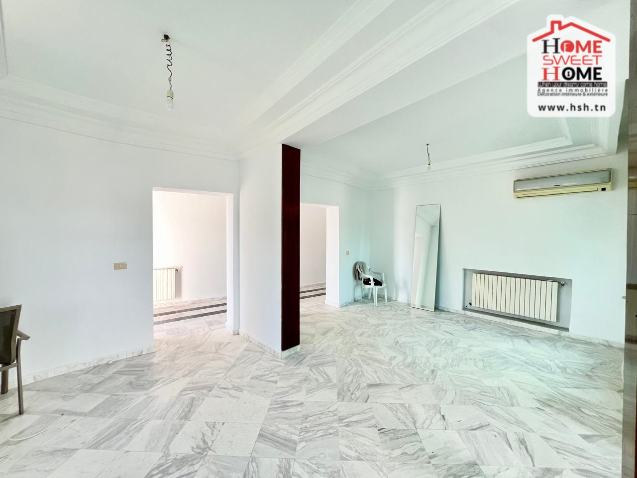 La Marsa Gammart Location Appart. 3 pices Rdc de villa julia  gammarth touristique