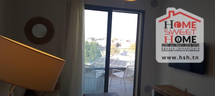 La Marsa&nbsp;Sidi Daoud&nbsp;Location&nbsp;Appart. 2 pi�ces&nbsp;Appart s1 meubl� athina  � sidi daoued