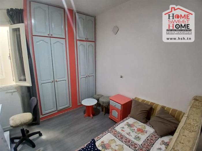 El Kram&nbsp;Le Kram Est&nbsp;Location&nbsp;Appart. 4 pi�ces&nbsp;Appart s3 meubl� karine au kram est