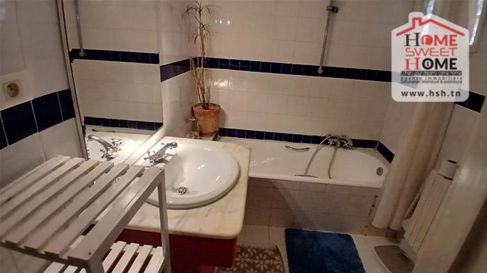 La Marsa&nbsp;Marsa Ennassim&nbsp;Location&nbsp;Maisons&nbsp;Rdc de villa s2 meubl� eline � la marsa ennassim