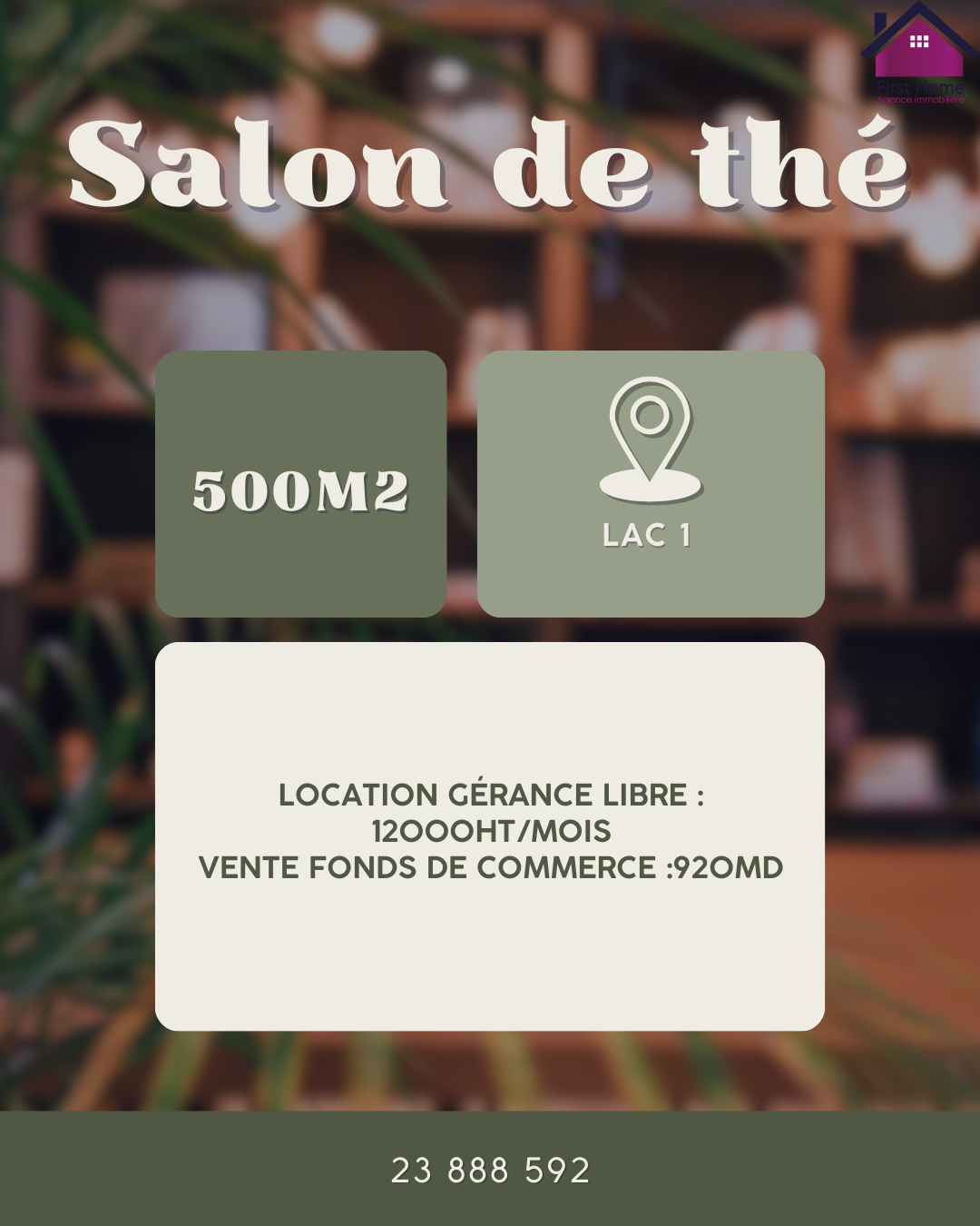 La Marsa Berge Du Lac Vente Autre Salon de th