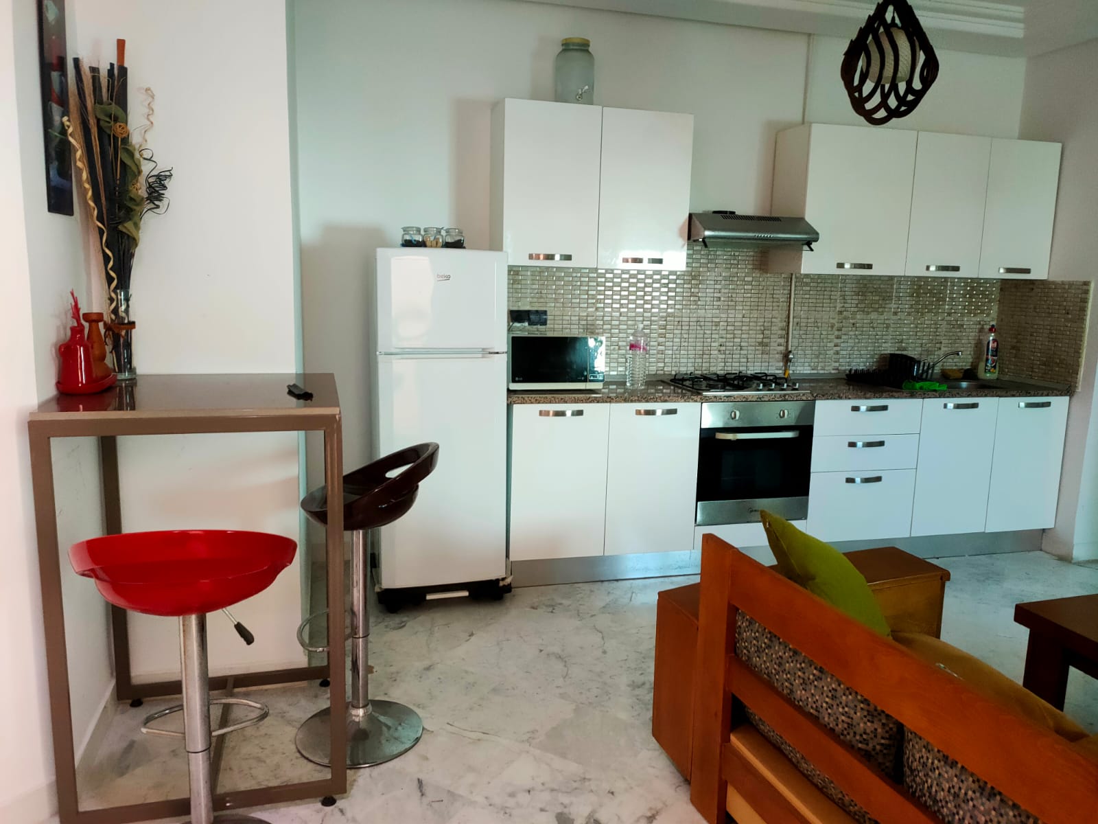 La Marsa&nbsp;Berge Du Lac&nbsp;Location&nbsp;Appart. 2 pi�ces&nbsp;Super appartement s1 meubl�  au lac 2