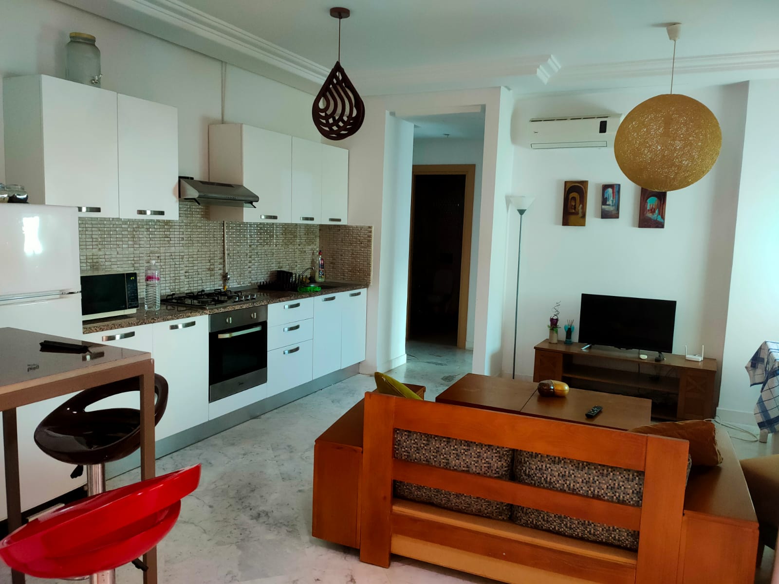 La Marsa&nbsp;Berge Du Lac&nbsp;Location&nbsp;Appart. 2 pi�ces&nbsp;Super appartement s1 meubl�  au lac 2