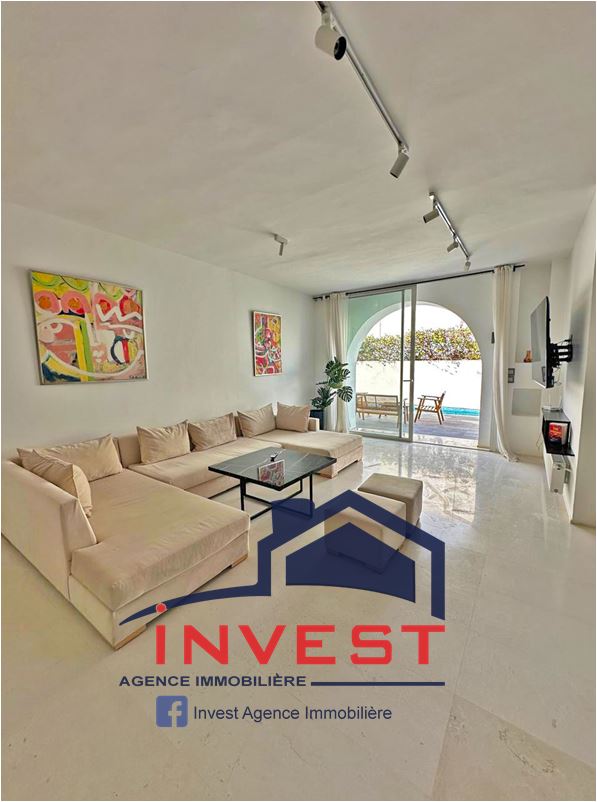 La Marsa Gammart Vente Duplex Duplex s3 vue mer au golden tulip gammarth