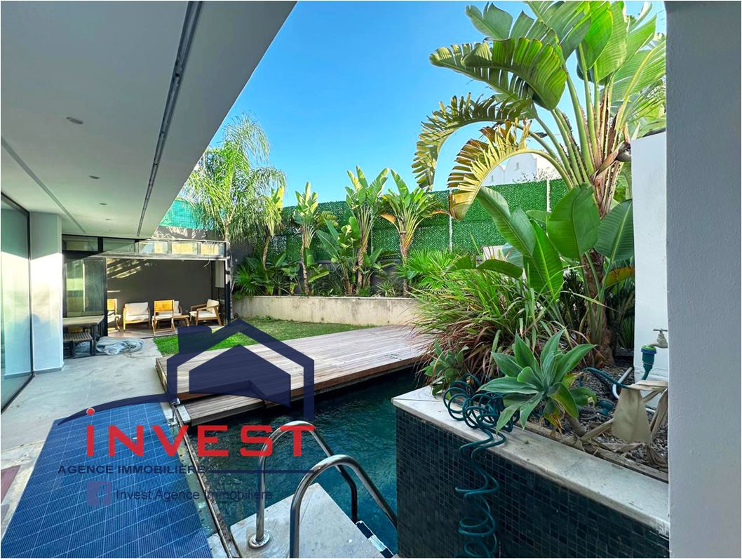 La Marsa&nbsp;Gammart&nbsp;Vente&nbsp;Maisons&nbsp;Villa meubl� avec piscine  au golden tulip