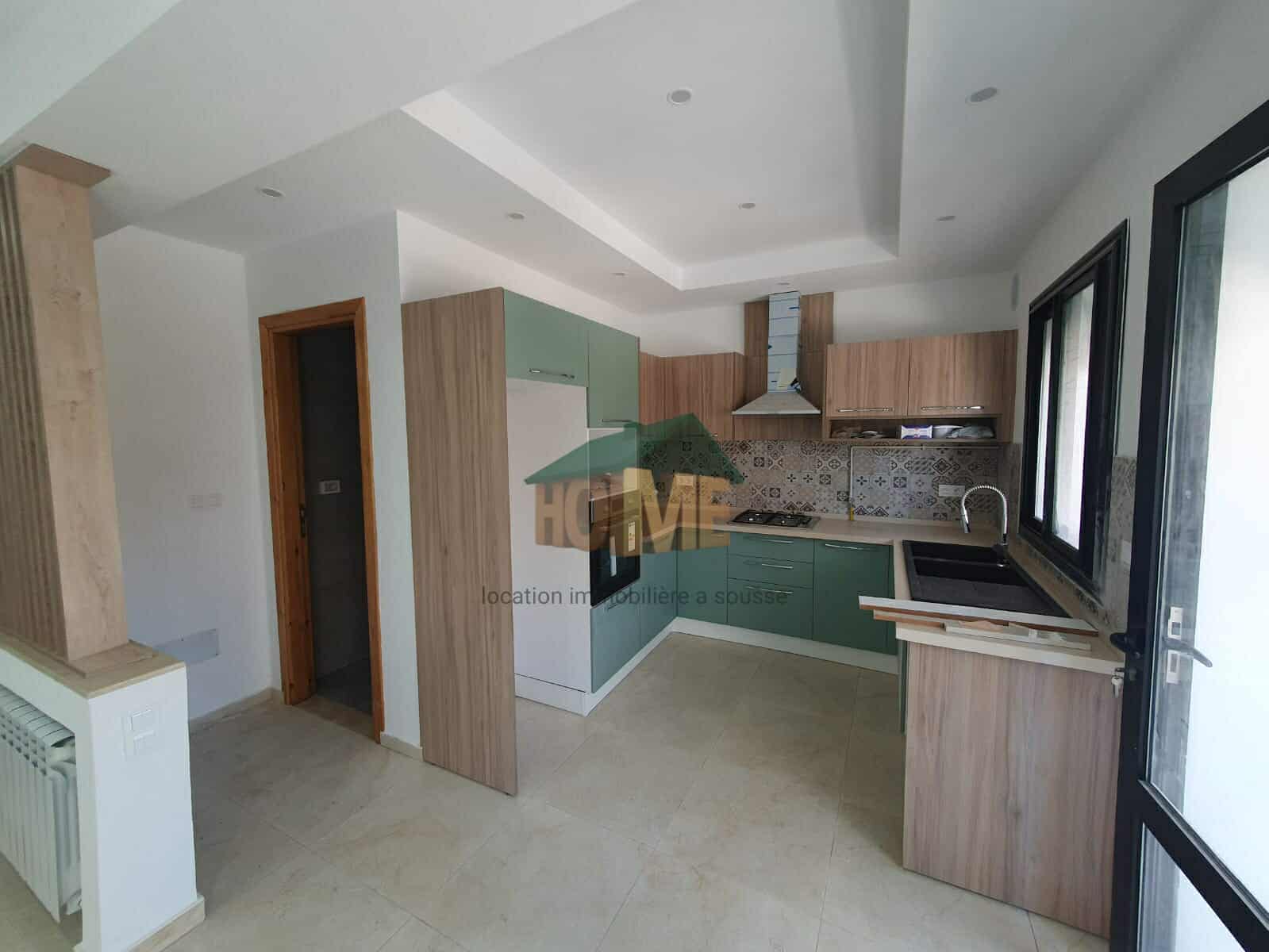 Sousse Jaouhara Sahloul Location Appart. 2 pices S3 jamais habit  sahloul