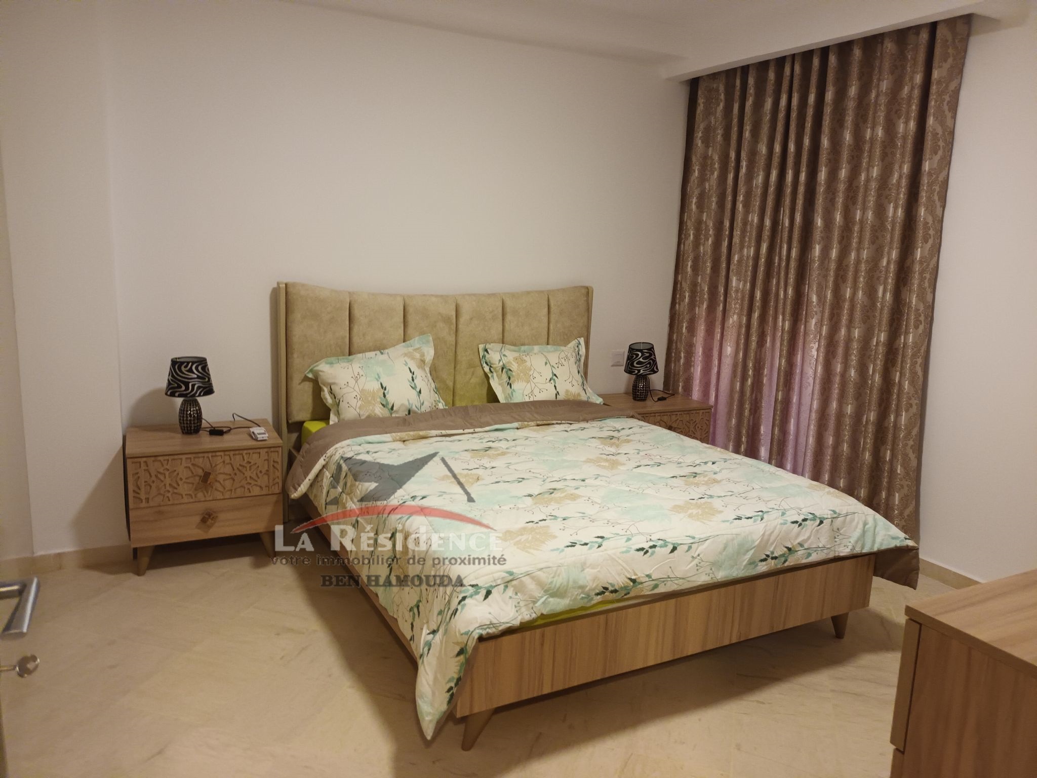 Bizerte Nord&nbsp;Bizerte&nbsp;Location&nbsp;Appart. 2 pi�ces&nbsp;Appartement richement meunl� longue dur�e