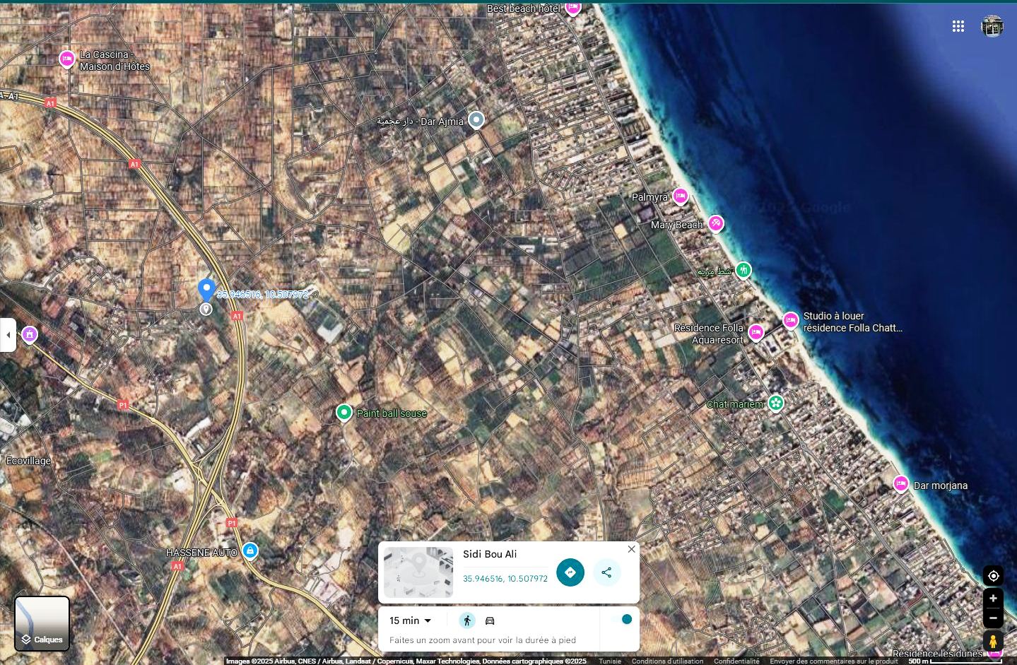 Akouda Chatt Meriem Terrain Terrain agricole Terrain agricole 8300m  chatt mariem fokaia