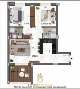 Nabeul&nbsp;Cite Universitaire&nbsp;Vente&nbsp;Appart. 1 pi�ce&nbsp;Appartement s2  afh mrezga  cit el ref1388a
