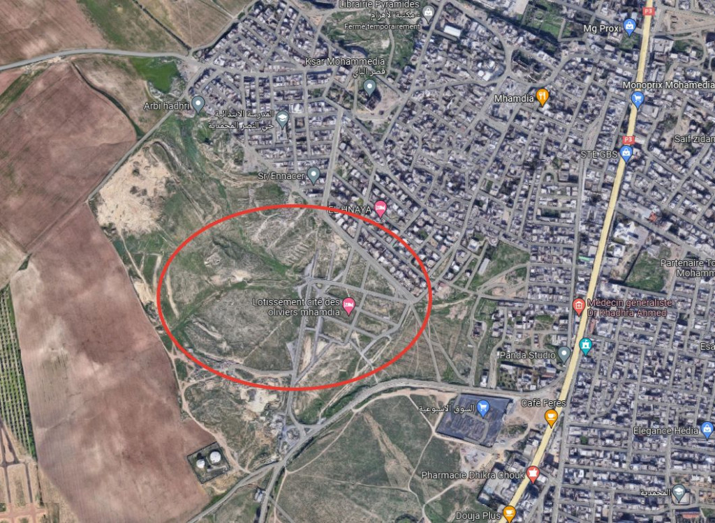 Mohamadia Mohamadia Terrain Terrain nu Terrain afh 581 m  hnya 1 mhamdia vue panora