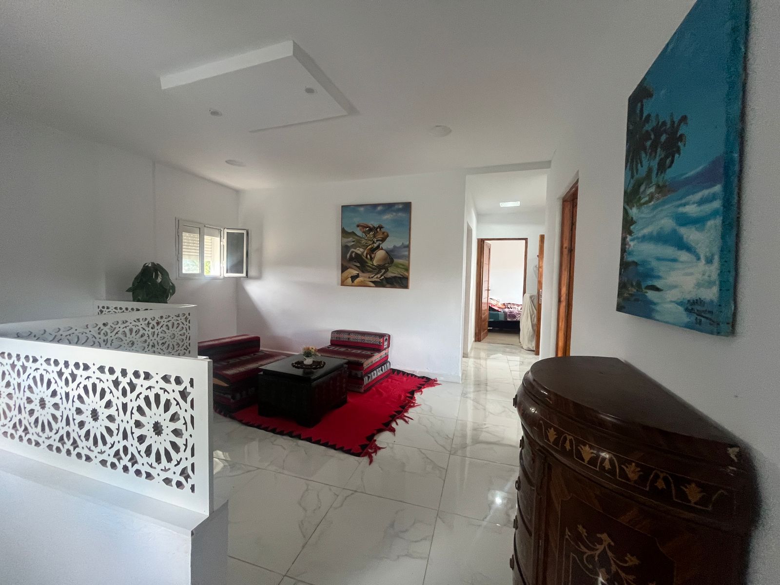 Hammamet&nbsp;Bir Bouregba&nbsp;Vente&nbsp;Appart. 4 pi�ces&nbsp;Maison cot� villa verde